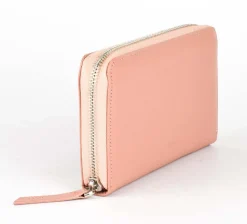 Portafoglio donna con zip Gianfranco Corti Alce 8878 Confetto