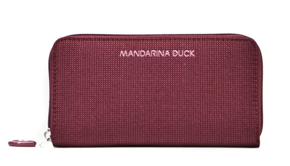 Portafoglio donna con zip Mandarina Duck MD20 MPN1 Vibrant Pink
