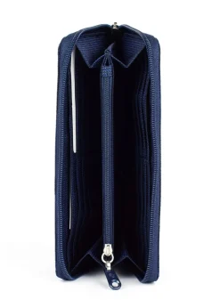 Portafoglio donna con zip Mandarina Duck MD20 MPN1 Dress Blue