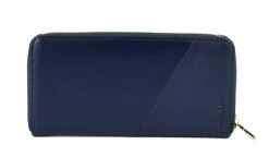Portafoglio donna con zip Roncato Milano 620 Navy