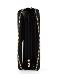 Portafoglio donna con zip Roncato Milano 620 Nero
