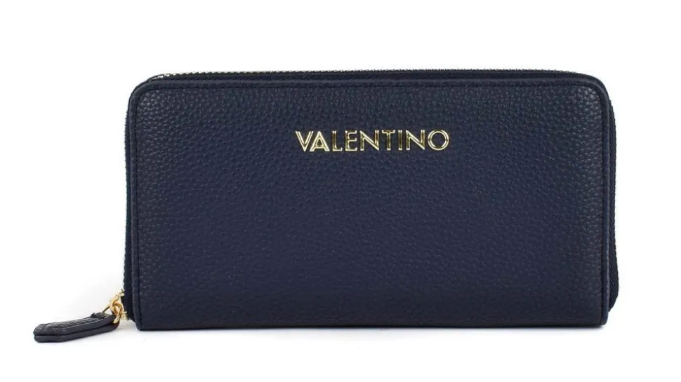 Portafoglio donna con zip Valentino Bags Brixton 155 Blu