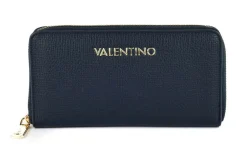 Portafoglio donna con zip Valentino Bags Stereo RE Blu