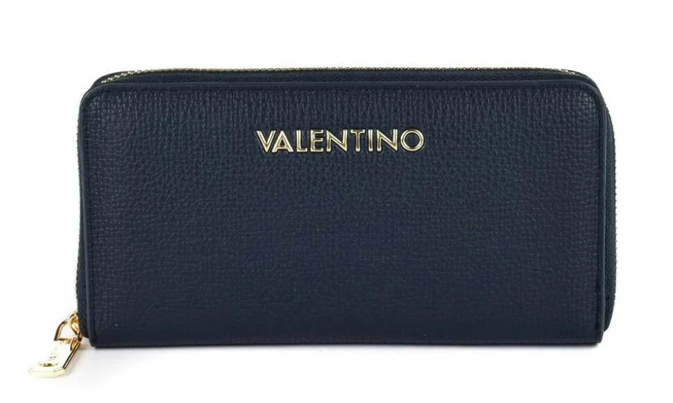 Portafoglio donna con zip Valentino Bags Stereo RE Blu