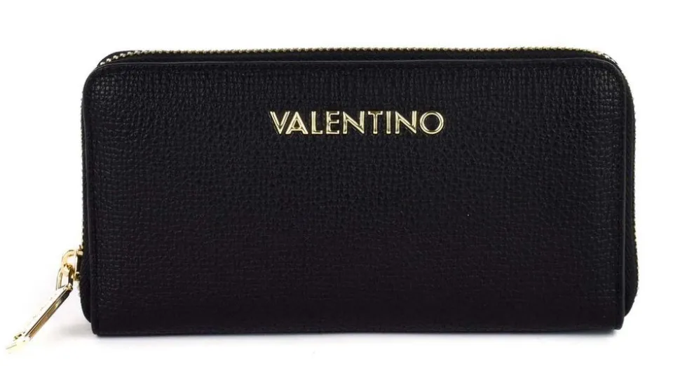 Portafoglio donna con zip Valentino Bags Stereo RE Nero