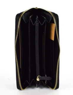 Portafoglio donna con zip Valentino Bags Stereo RE Nero
