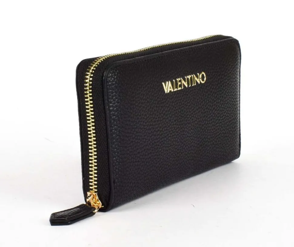Portafoglio donna con zip Valentino Bags Brixton 155 Nero
