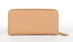 Portafoglio donna con zip Valentino Bags Brixton 155 Beige