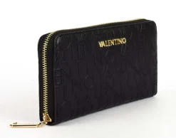Portafoglio donna con zip Valentino Bags Relax 155 Nero