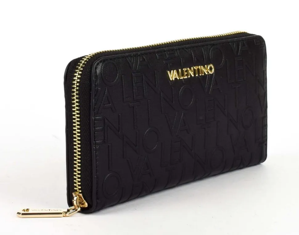 Portafoglio donna con zip Valentino Bags Relax 155 Nero