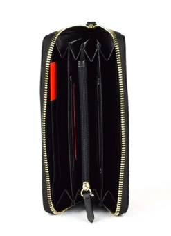 Portafoglio donna con zip Valentino Bags Superman Nero
