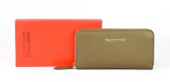 Portafoglio donna con zip Valentino Bags Superman Taupe