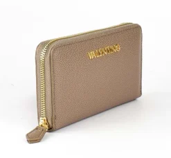 Portafoglio donna con zip Valentino Bags Divina Taupe