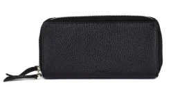 Portafoglio donna due zip Gianfranco Corti Alce 8877 Nero