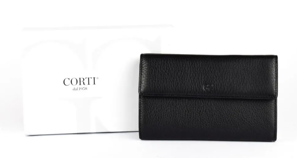 Portafoglio donna Gianfranco Corti Wild 4466 Nero