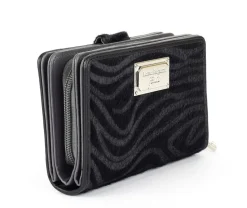 Portafoglio donna Laura Biagiotti Gold Jitters Nero