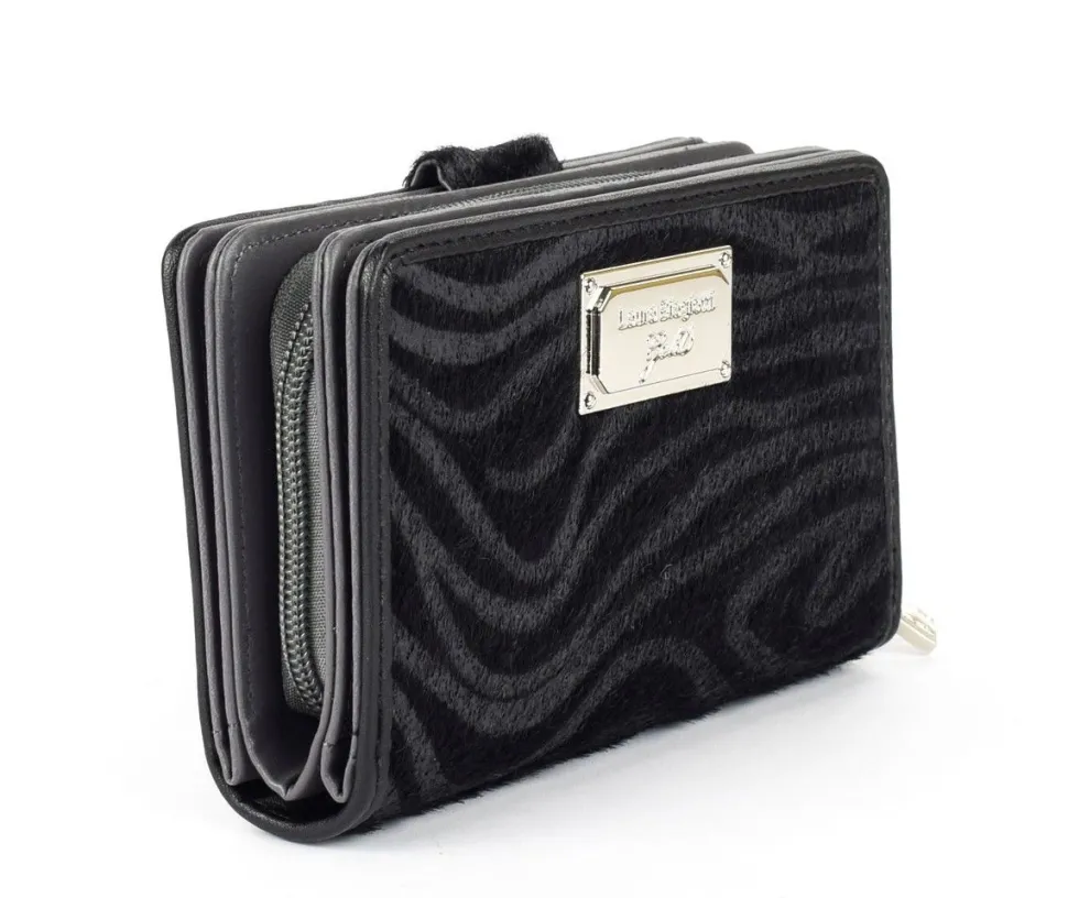 Portafoglio donna Laura Biagiotti Gold Jitters Nero