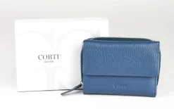 Portafoglio donna piccolo Gianfranco Corti Alce 8875 Jeans