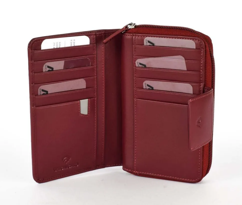 Portafoglio donna Roncato Pascal 2933 Rosso Scuro