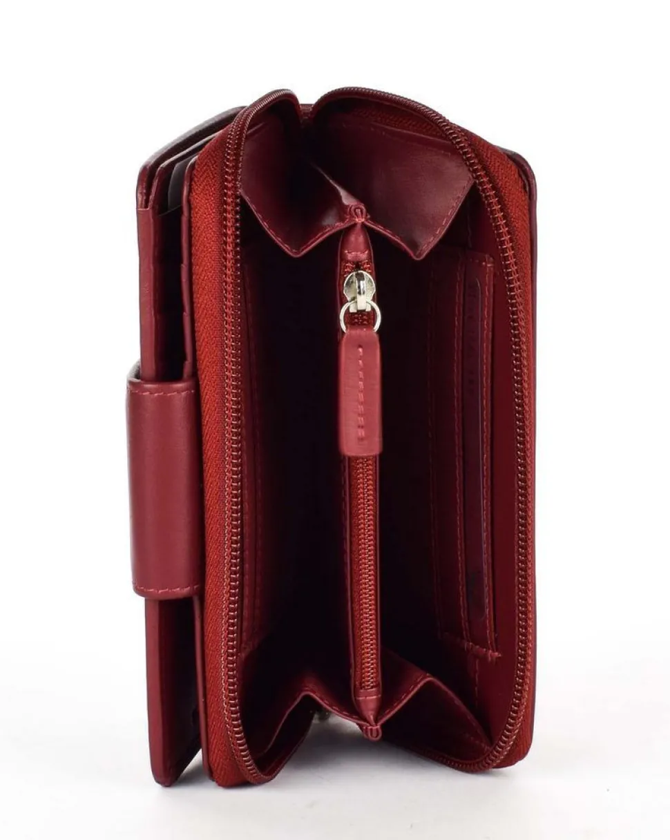 Portafoglio donna Roncato Pascal 2933 Rosso Scuro