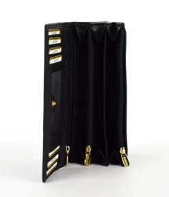 Portafoglio donna Valentina P14 Nero