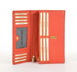 Portafoglio donna Valentina P14 Corallo