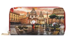 Portafoglio donna Ynot? 568 Rome Raining