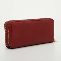 Portafoglio donna 2-zip Mimì-Muà Bordeaux
