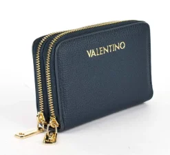 Portafoglio donna 2 zip Valentino Bags Stereo RE Blu