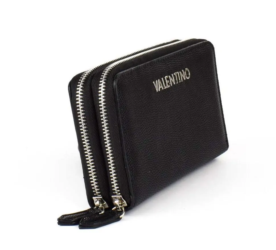 Portafoglio donna 2-zip Valentino Bags Divina Nero