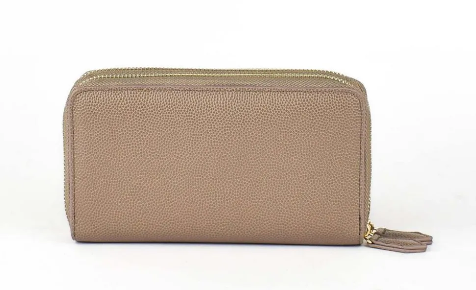 Portafoglio donna 2-zip Valentino Bags Divina Taupe