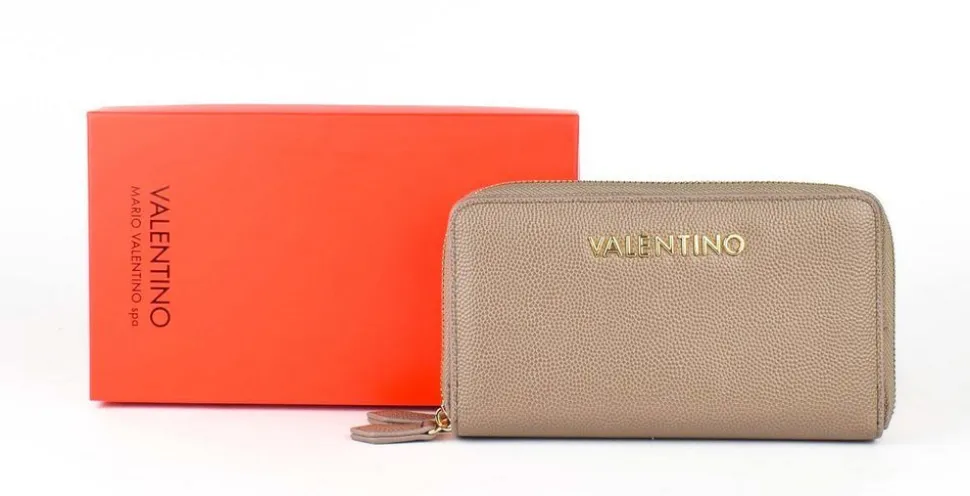 Portafoglio donna 2-zip Valentino Bags Divina Taupe
