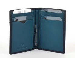 Portafoglio fermasoldi a molla Roncato Vesuvio 0026 Navy/Blu