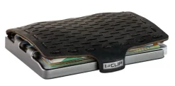 Portafoglio I-Clip Beach Club con portamonete Argento/Nero