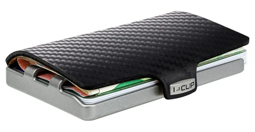 Portafoglio I-Clip Carbon