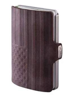Portafoglio I-Clip Countries America Brown
