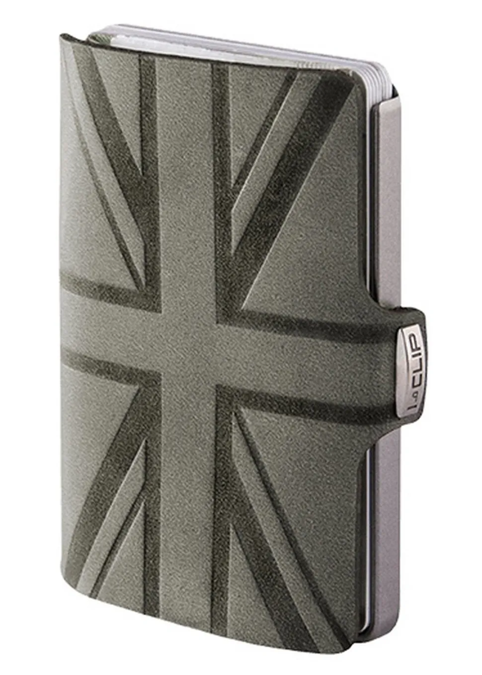 Portafoglio I-Clip Countries Union Jack Olive