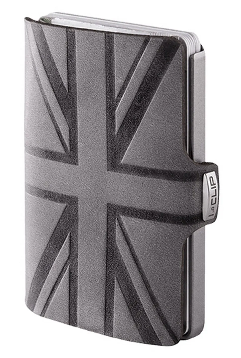 Portafoglio I-Clip Countries Union Jack Urban Grey
