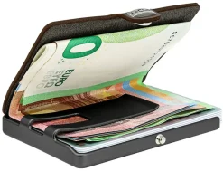 Portafoglio I-Clip Soft Touch Slate/Gunmetal Black