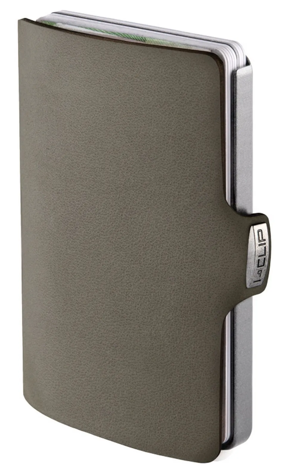 Portafoglio I-Clip Soft Touch Olive