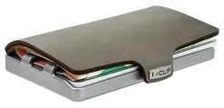 Portafoglio I-Clip Soft Touch Olive