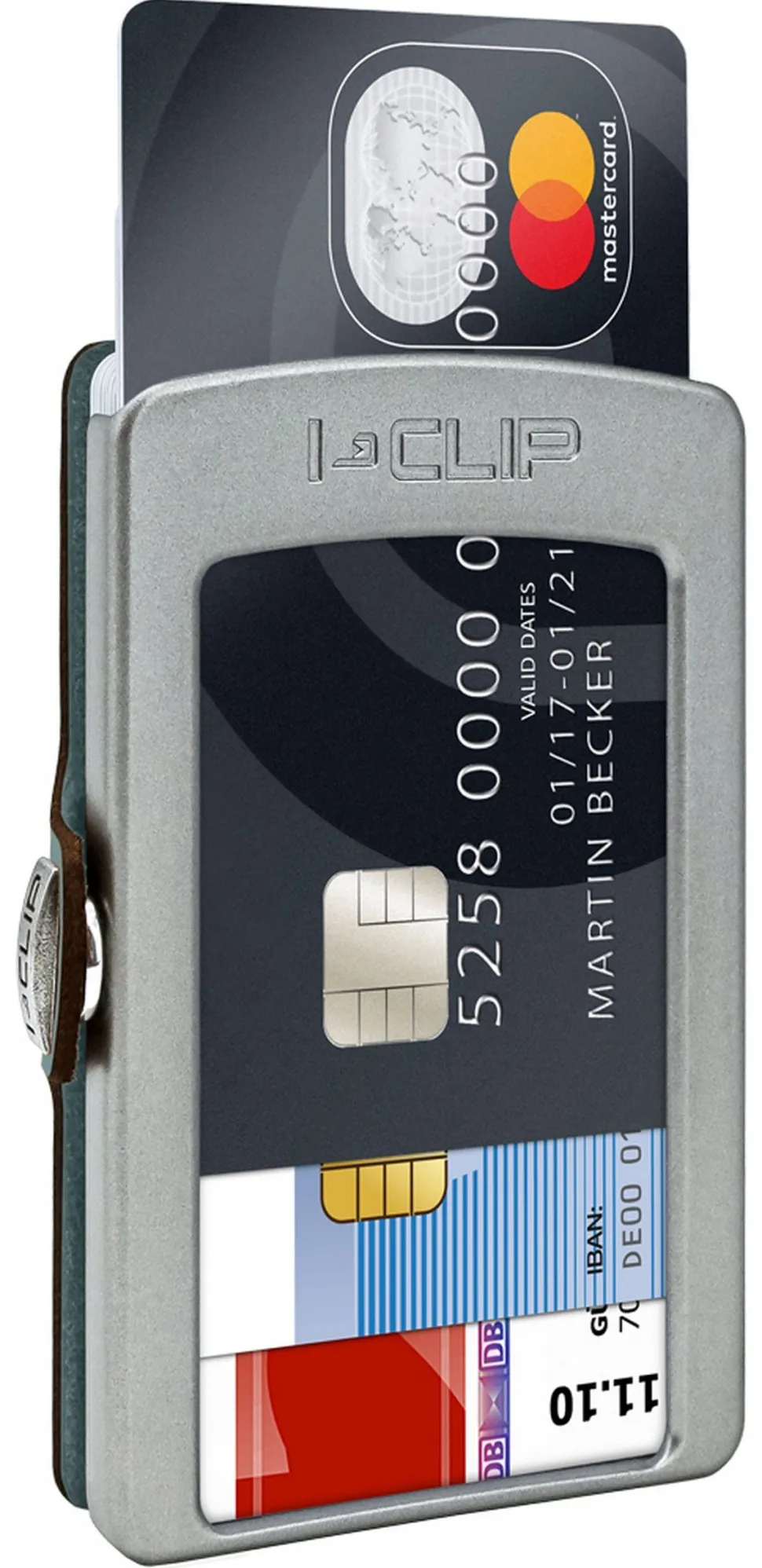 Portafoglio I-Clip Soft Touch Opal