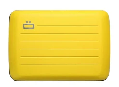 Portafoglio in alluminio Ogon Design Smart Case V2 Taxi Yellow