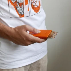 Portafoglio in alluminio Ogon Design Slider Orange