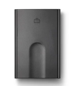 Portafoglio in alluminio Ogon Design Slider Opium Black