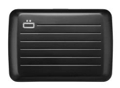 Portafoglio in alluminio Ogon Design Smart Case V2 Black