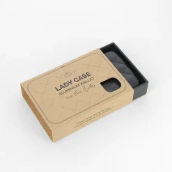 Portafoglio in alluminio Ogon Design Smart Case V2 Quilted Black