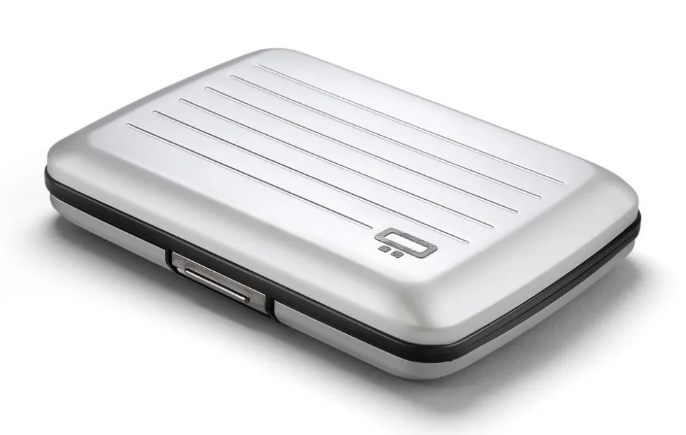 Portafoglio in alluminio Ogon Design Smart Case V2 Silver