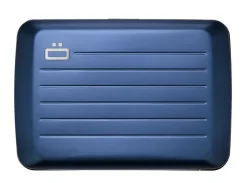 Portafoglio in alluminio Ogon Design Smart Case V2 Navy Blue