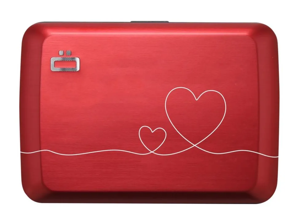 Portafoglio in alluminio Ogon Design Smart Case V2 Love